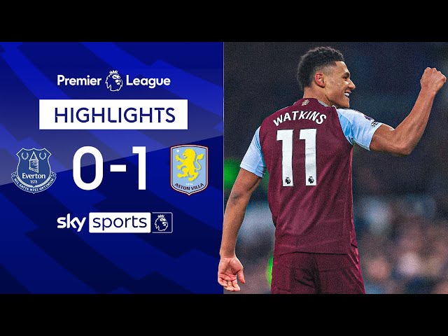 Watkins’ strike spoils Moyes’ Everton return | Everton 0-1 Aston Villa | Premier League highlights