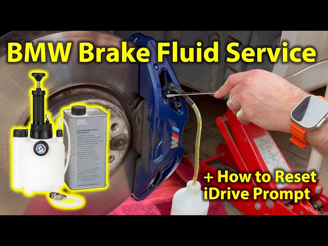 BMW X5 Brake Fluid Change - DIY Service