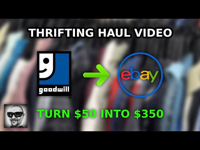 Make Fast Money Thrifting and Reselling on eBay. Turn $50 into $350!