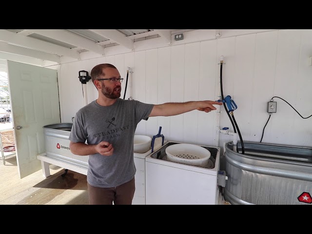 An Efficient Wash Station for Small Vegetable Farm