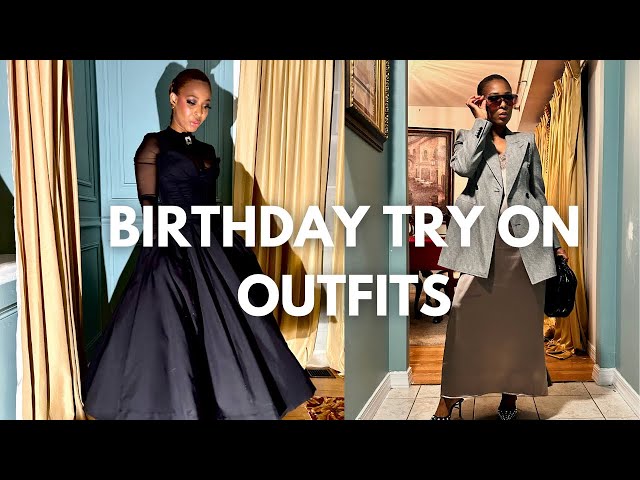 BIRTHDAY TRY ON CHOOSE MY LUXURY BIRTHDAY OUTFITS