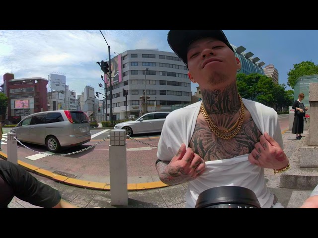 Part 2: VIRTUAL REALITY STREET PORTRAIT NECK TATTOO TOKYO / GoPro Fusion 360