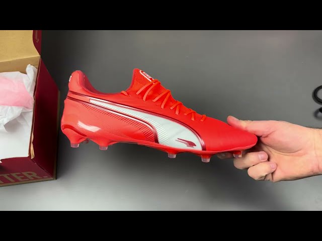 PUMA King Ultimate FG/AG Unlimited - Glowing Red/PUMA White/Red Fire