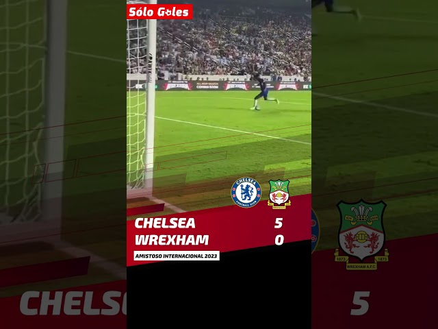 Gol de Christopher Nkunku en el triunfo de Chelsea vs Wrexham #amistoso #futbol #goals #football