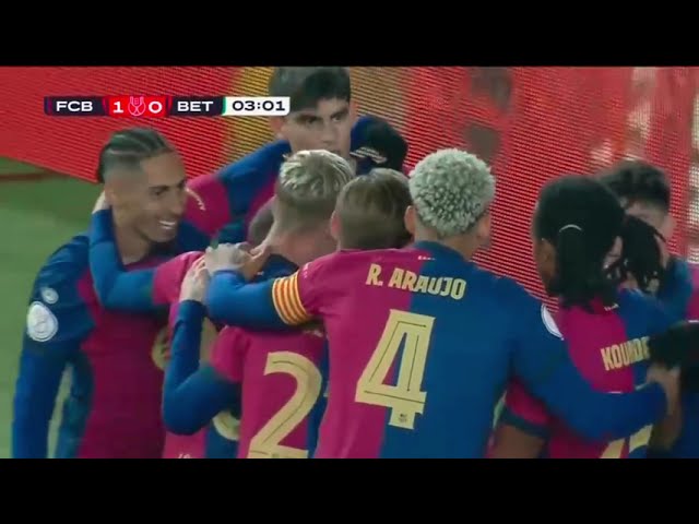 FC Barcelona vs Real Betis FULL MATCH HD Copa del Rey First Half - Round of 16