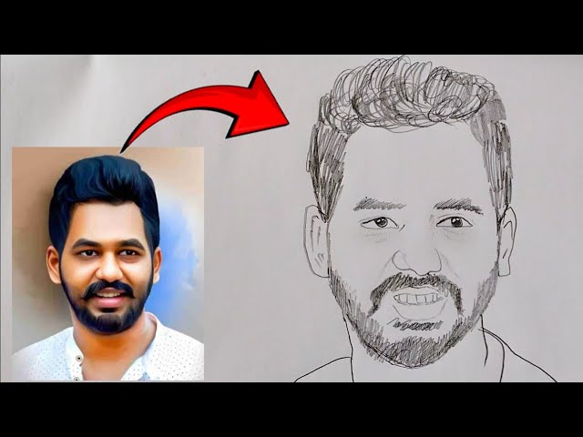 Hip hop tamizha drawing | hip hop adhi drawing easy