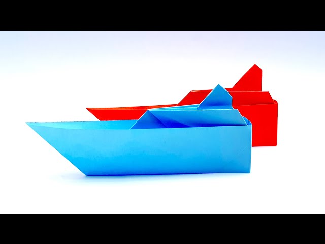 Paper Boat Making Origami Tutorial That Floats | How To Make a Paper Boat