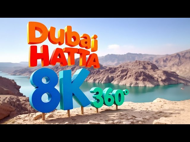 Dubai Hatta Dam 8K 360° Virtual Tour