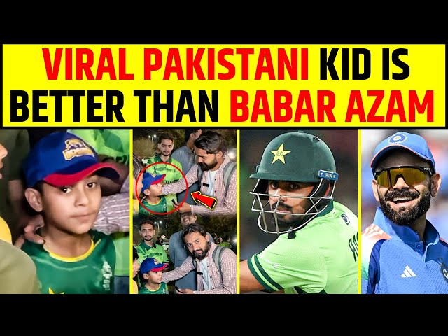 VIRAL PAKISTANI KID IS BETTER THAN BABAR AZAM! #babarazam #pakvsnz #viratkohli #championstrophy2025