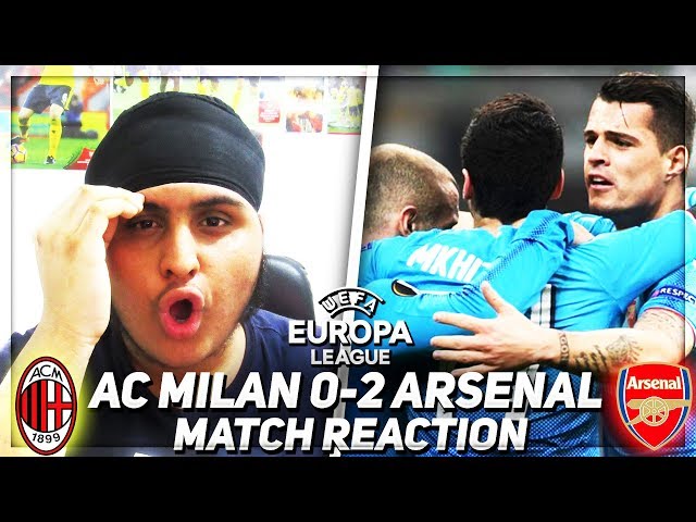 TOO GOOD TO BE TRUE??? AC Milan 0-2 Arsenal *VERY FUNNY REACTION*