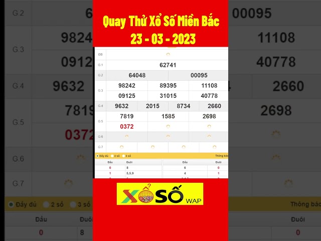 quay thử kết quả xổ số miền bắc hôm nay ngày 23/3/2023 (quay thu xsmb mien bac hom nay)