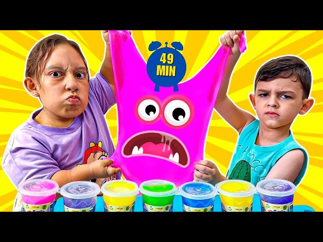 MC Divertida e JP em histórias e brincadeiras engraçadas para crianças | Compilation videos for kids