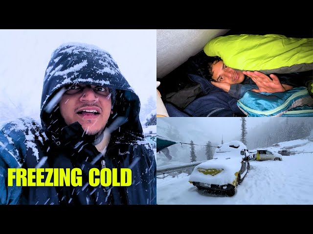 How it Feels like spending night in a Tent in -21 Temperature