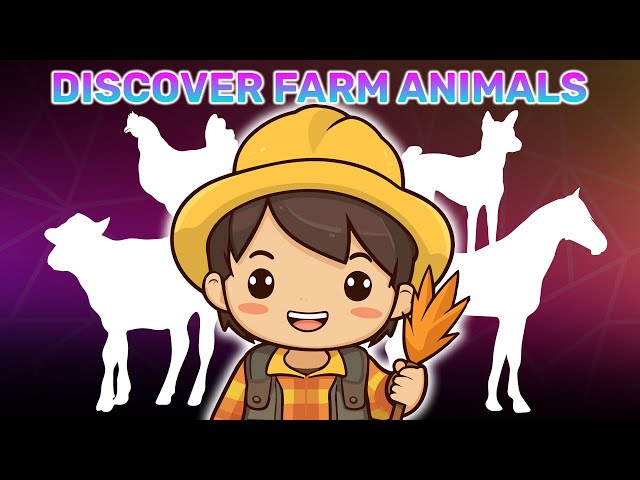 Farm Animals Names and Sounds for Kids to Learn | Learning Farm Animal Names and Sounds for Children