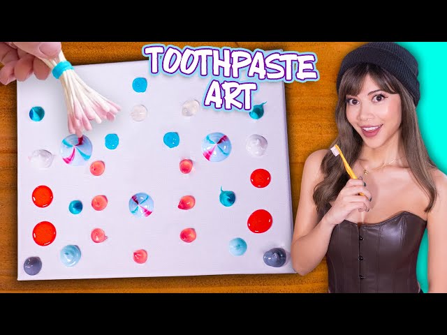 I tried making Art with Kids Toothpaste