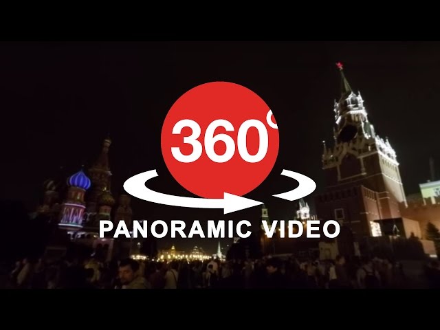 [PANORAMIC VIDEO 360°] Circle of Light 2015: Red Square