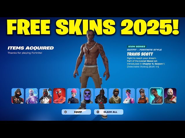 How to get FREE SKINS in Fortnite 2025! (Free Skin Glitch)