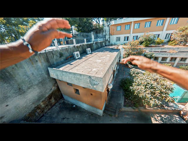 Lisbon Rooftop Parkour POV 🇵🇹