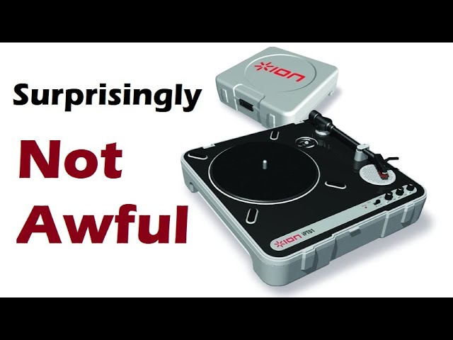 Numark PT-01 battery-powered portable record player review & test