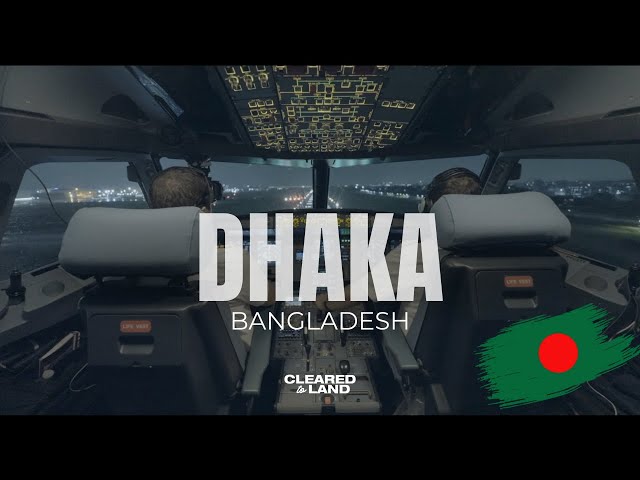 DHAKA | AIRBUS A320 LANDING 4K