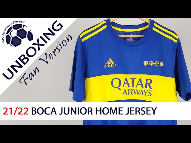 MineJerseys 21/22 Boca Junior Home Jersey (Fan Version) Unboxing Review