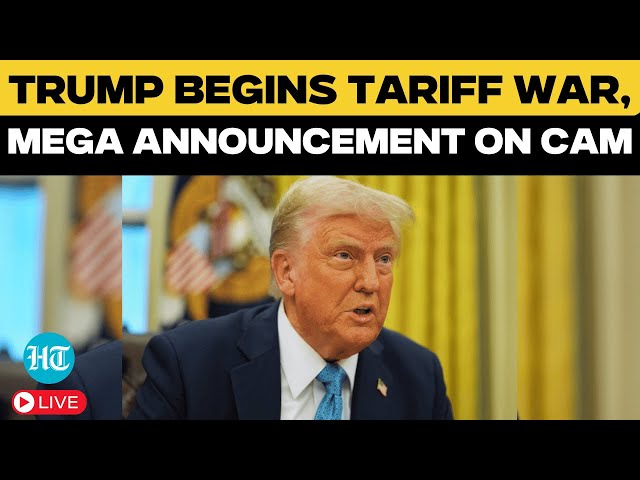 Trump LIVE | Donald Trump Slaps Huge Tariffs on Canada, China, Mexico; Trade War Looms | USA News