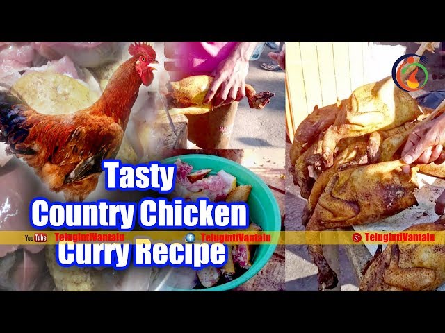 Kumari Aunty Country Chicken Curry Recipe | నాటుకోడి పులుసు | देसी चिकन करी @TelugintiVantalu