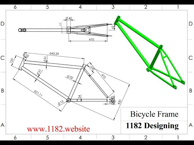 How to design bicycle frame in Solidworks?