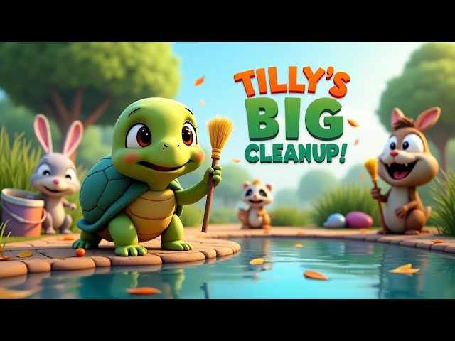 Tilly the Tidy Turtle: An Eco-Friendly Hero | Kids story