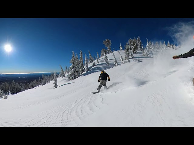 Insta 360 One X2 Snowboarding video