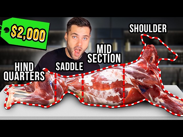 How to Butcher the World's Most EXPENSIVE Deer: Every Cut Explained