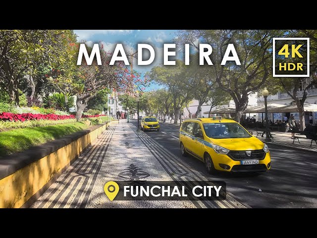 Funchal, MADEIRA 🇵🇹 | Birthplace of Ronaldo (CR7) - 4K Walking Tour in Portugal