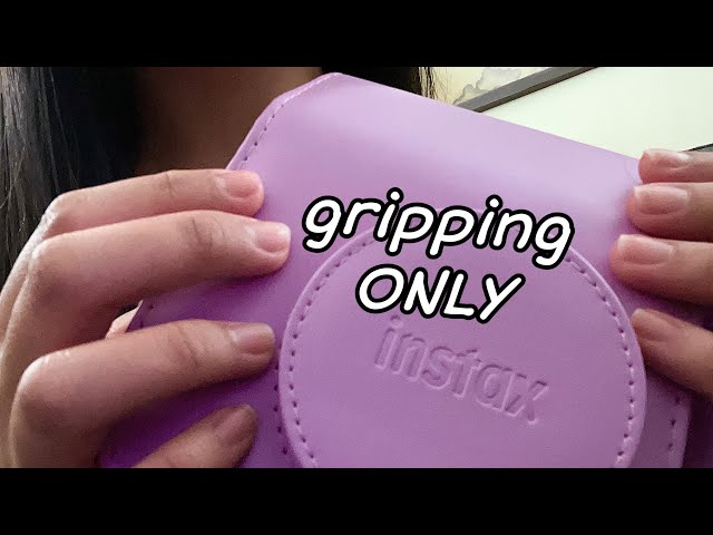 LOFI ASMR | sticky/squeaky gripping w/ random items | -no talking-