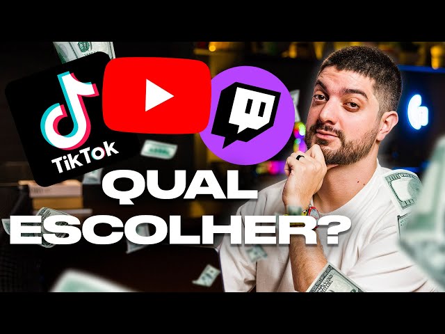 Qual a melhor plataforma para monetizar em 2025? | Tiktok vs YouTube vs Twitch