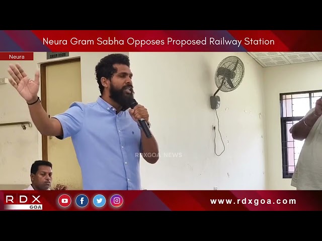 Neura Gram Sabha Opposes Proposed Railway Station