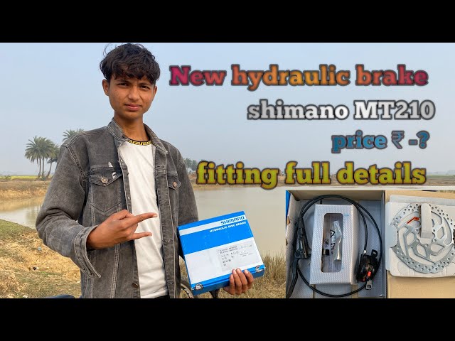 New hydraulic brake shimano mt210 price ₹-? Fitting full details #trending #viralvideo ​⁠#explore