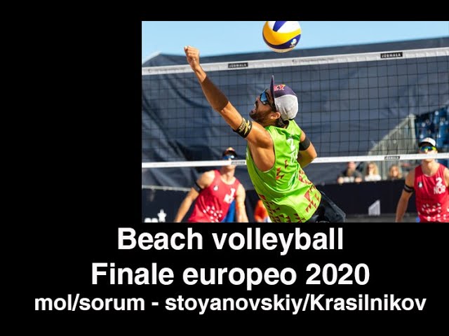 europeo beachvolley 2020 - finale maschile Norvegia - Russia