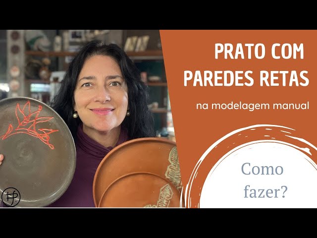 Prato com Paredes retas, na modelagem manual