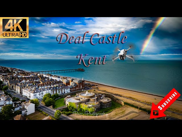 Deal Castle, Beach And Pier | Kent | DJI Mini 4 | 4K | Drone