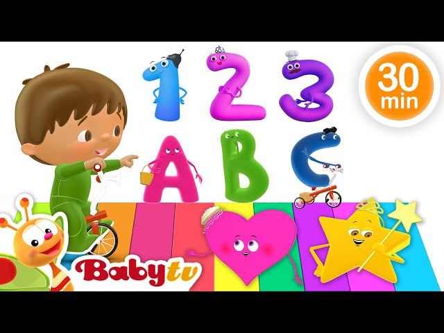 Canciones y rimas infantiles para la vuelta al cole | Aprende números, letras y formas 🎶📚 @BabyTVSP