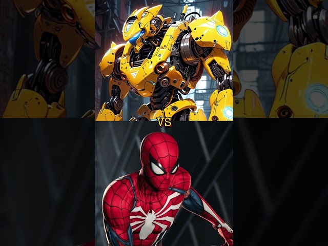 Bumblebee vs Avengers #marvel #avengers #spiderman #thor #bumblebee #thanos #captainamerica #mcu