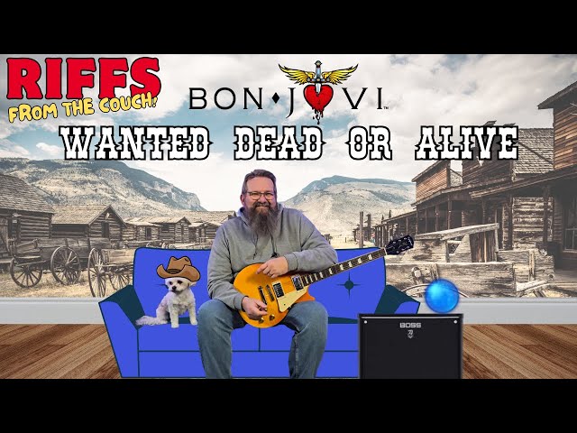 Wanted Dead or Alive Guitar Lesson - Bon Jovi