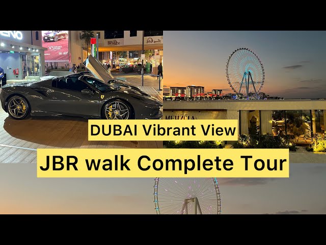 Dubai JBR Tour - Dubai Night Life - Dubai Vlog