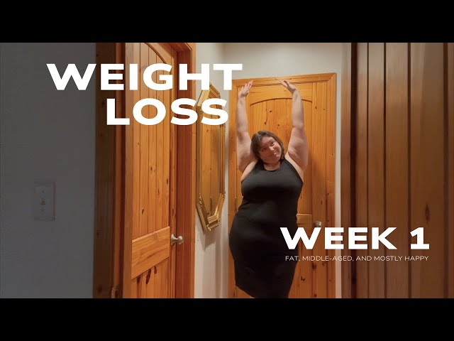 Weight Loss Vlog | Week 1 | Fat, Middle-Aged, and Mostly Happy | Single After Divorce + Dogs + Rural