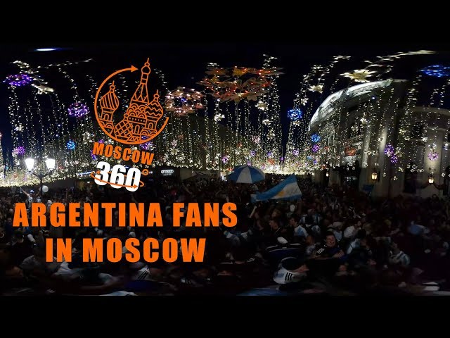 Argentina fans in Moscow  | 360