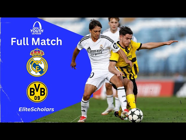 Full Match Real Madrid U19 vs Dortmund U19 | UEFA Youth League Round of 32 | 12/02/25