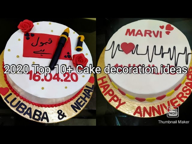 Top 10 wedding/anniversary cake decoration ideas of 2020