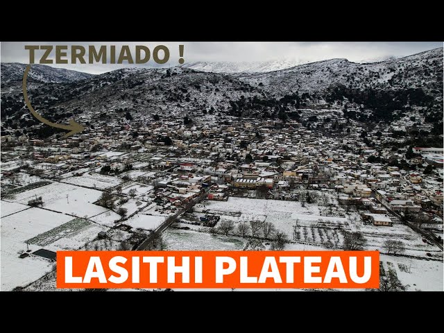 Snow is the most impressive reason to adore #Lasithi Plateau #Crete #Greece