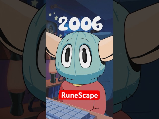 It’s 2006 & you’re playing RuneScape 🗡️ #runescape #animation #nostalgia #2000s #retrogaming #retro