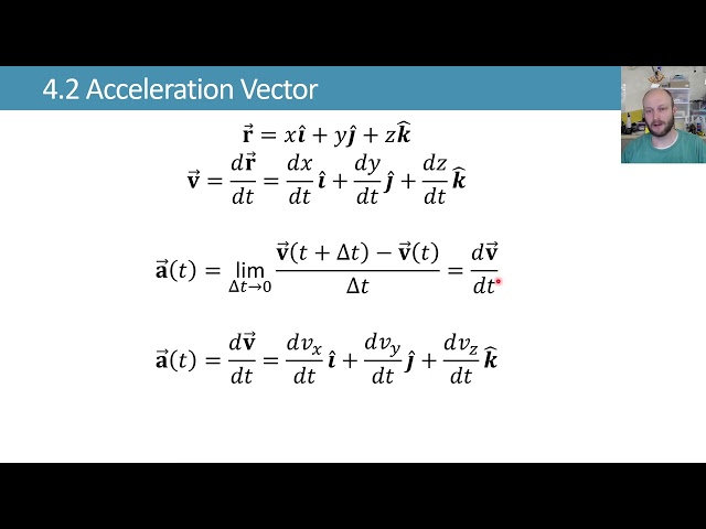 4.2 Acceleration Vector